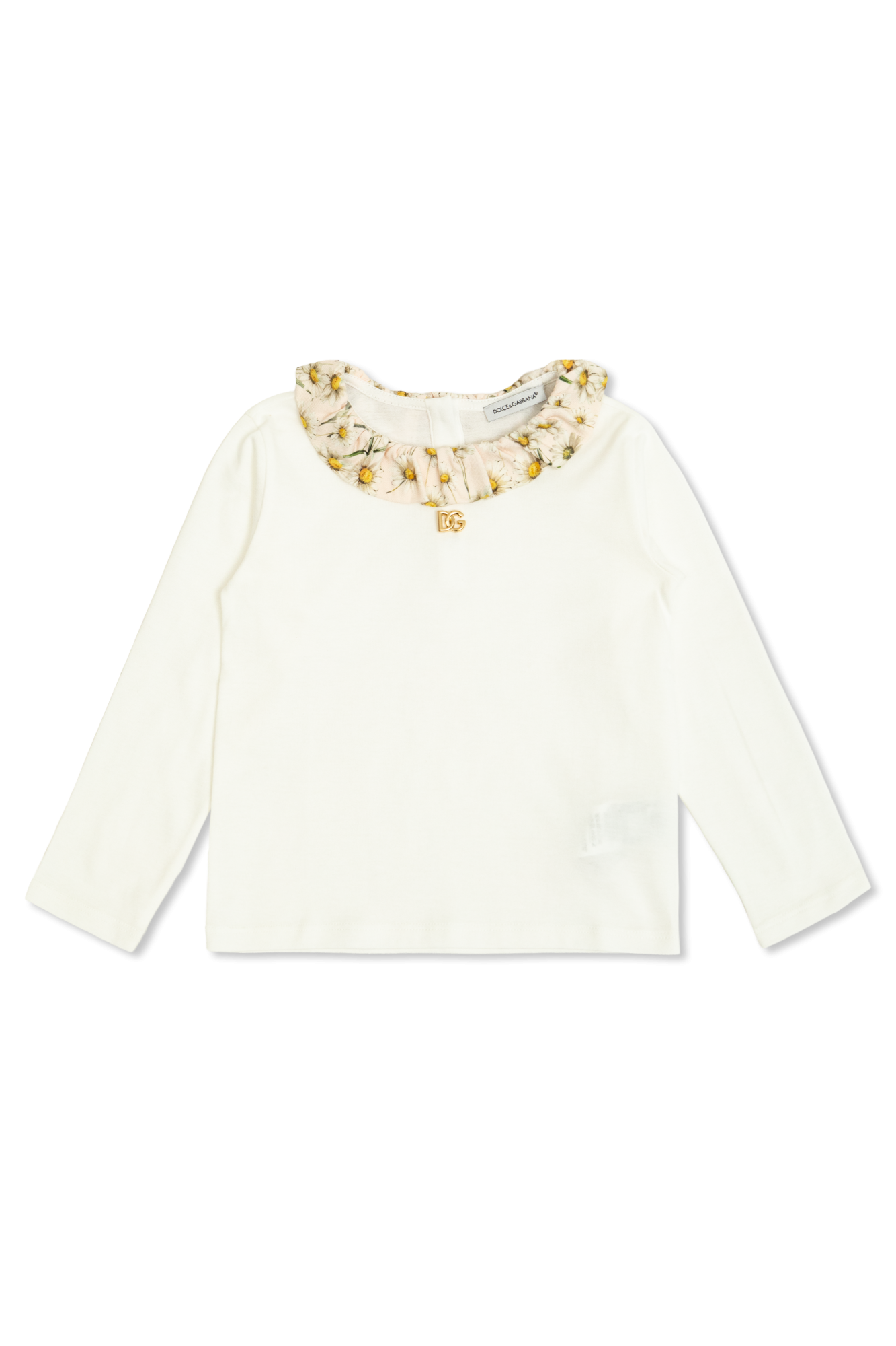 White T-shirt with logo Dolce & Gabbana Kids - Vitkac Italy